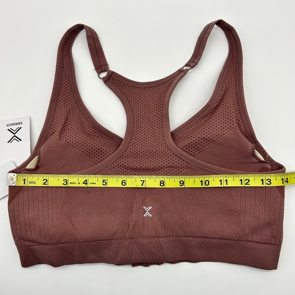 Xersion Women's Rose Taupe Medium Support Sports Bra Size M L - Picture 11 of 11